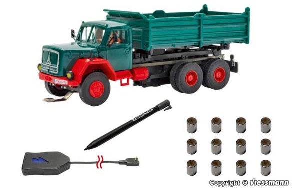 Viessmann 8002 H0 CarMotion Basis Startset, MAGIRUS DEUTZ 3-achs Muldenkipper