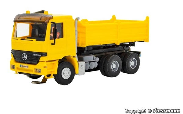 Viessmann 8015 H0 MB ACTROS 3-achs Muldenkipper mit Rundumleuchten, gelb