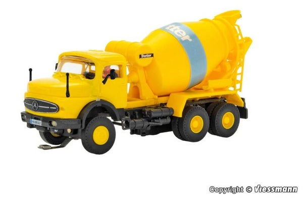 Viessmann 8017 H0 MB Rundhauber 3-achs Betonmischer