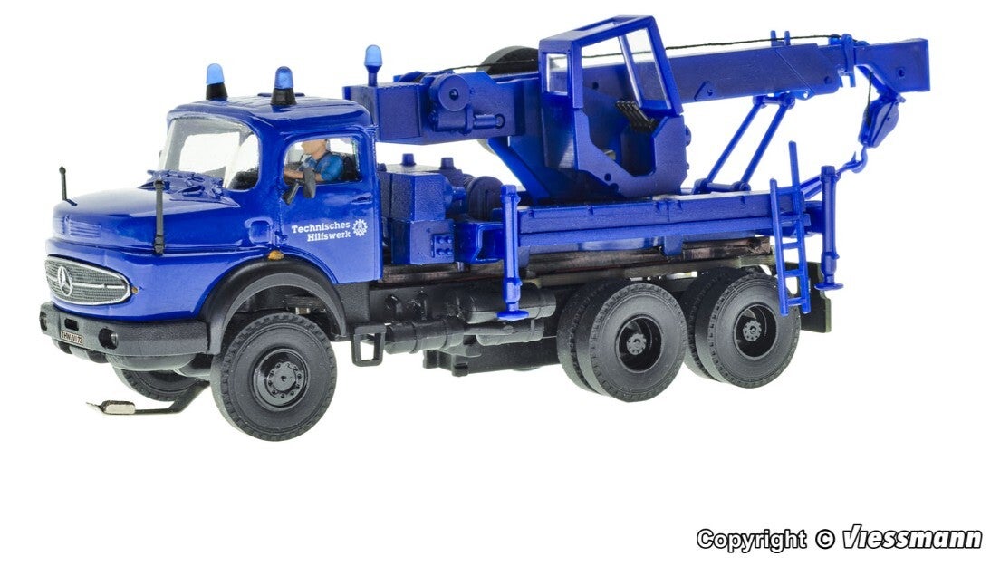 Viessmann 8072 H0 THW MB Rundhauber 3-achs Bergekran mit Rundumleuchten