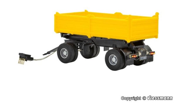 Viessmann 8215 H0 2-achs Kippanhänger, gelb