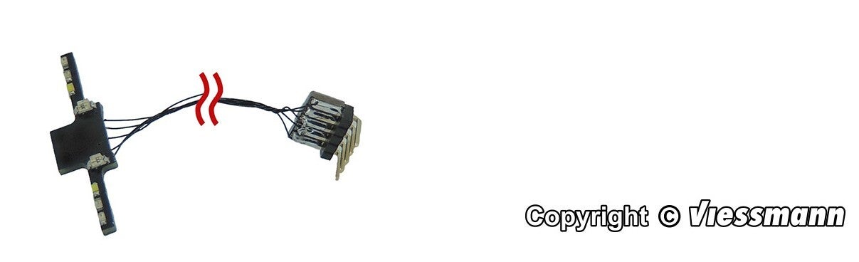 Viessmann 8420 H0 Stoßstange mit LED-Beleuchtung für Anhänger und kurze Auflieger