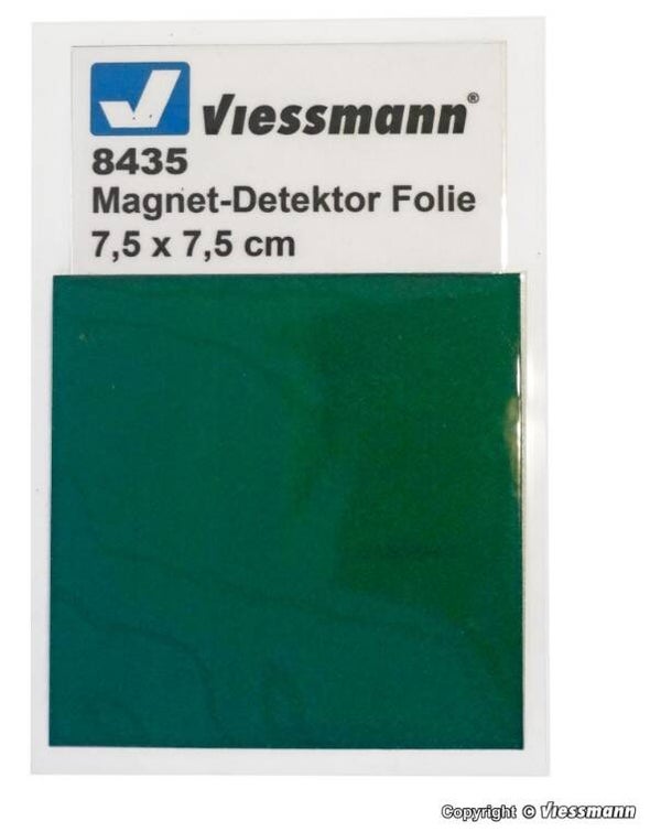 Viessmann 8435 Magnet-Detektor Folie L 7,5 x B 7,5 cm