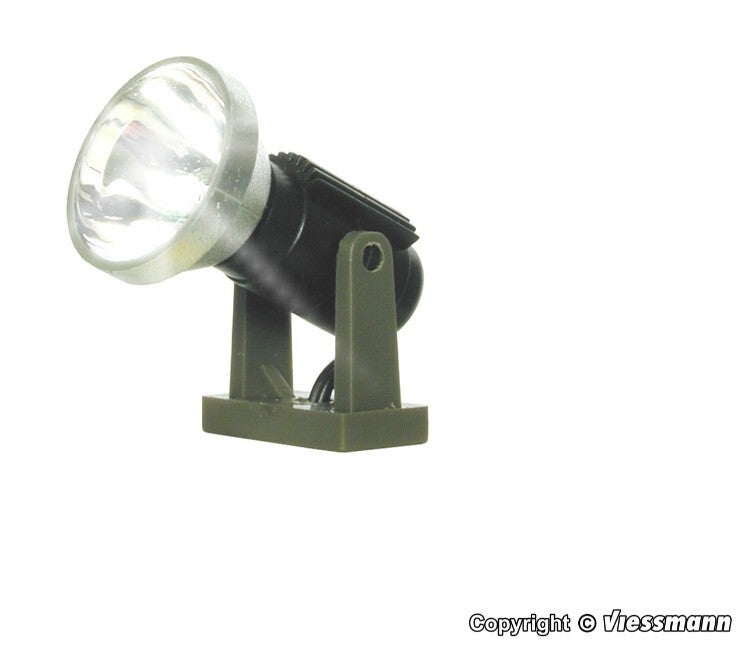 Viessmann 9330 0 Flutlichtstrahler nieder, LED weiß
