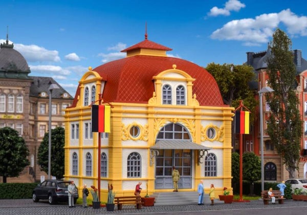 Vollmer 42004 H0 Botschaftsgebäude mit LED-Beleuchtung