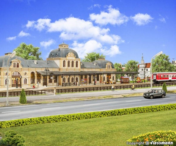 Vollmer 43559 H0 Bahnsteig Baden-Baden, sechsteilig, erweiterungsfähig