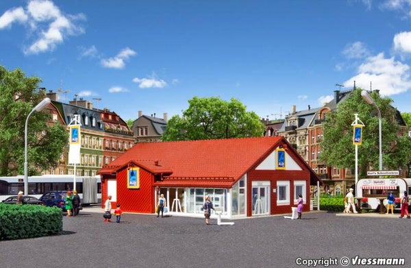 Vollmer 43658 H0 Supermarkt ALDI Süd