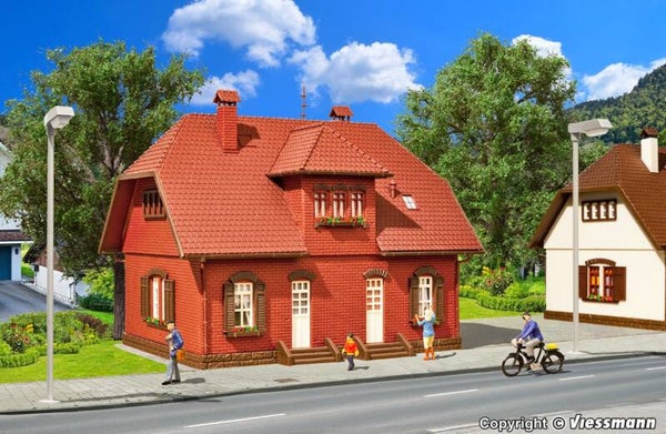 Vollmer 43659 H0 Backstein-Siedlungshaus