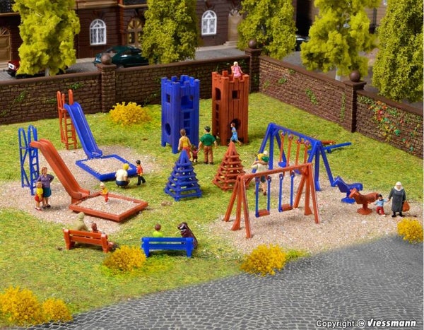 Vollmer 43665 0 Deko-Set Kinderspielplatz