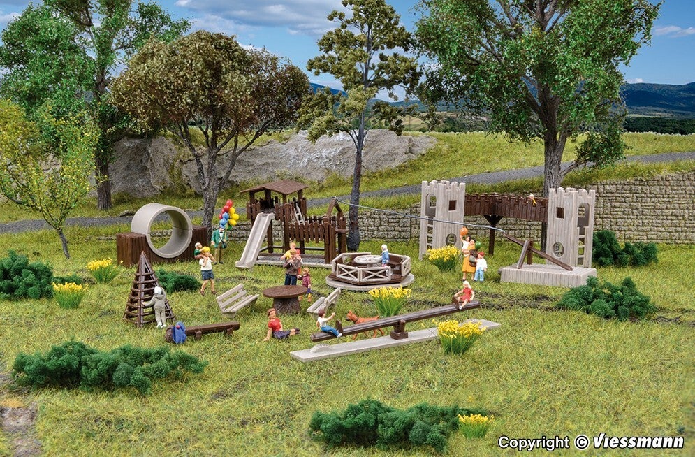 Vollmer 43668 H0 Deko-Set Abenteuerspielplatz