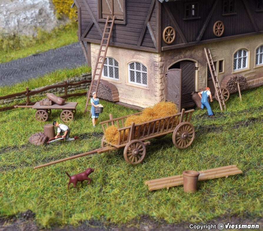 Vollmer 43699 H0 Deko-Set Bauernhof