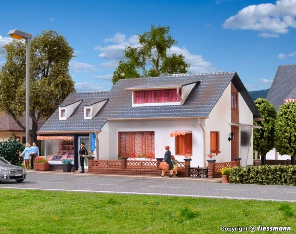 Vollmer 43723 H0 Wohnhaus mit Ladengeschäft