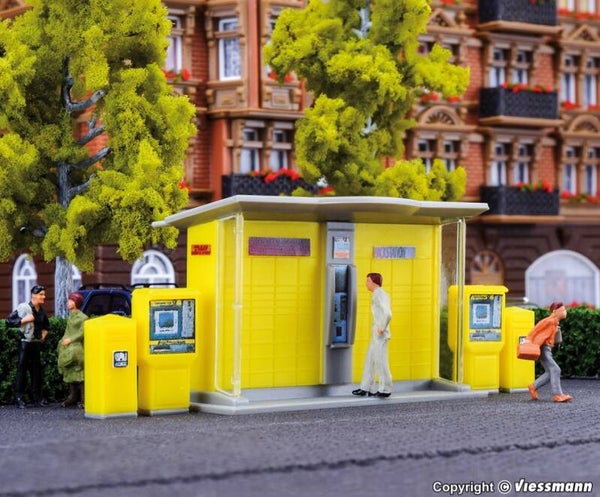 Vollmer 43777 H0 DHL Packstation mit Briefkästen und Briefmarkenautomaten