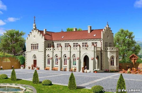Vollmer 43860 H0 Klosteranlage mit Friedhof und Zubehör