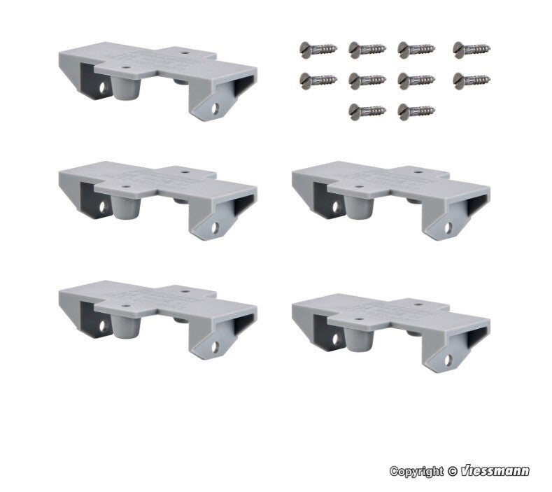 Vollmer 44006 H0 Trägerwippe für Brücken, 5 Stück