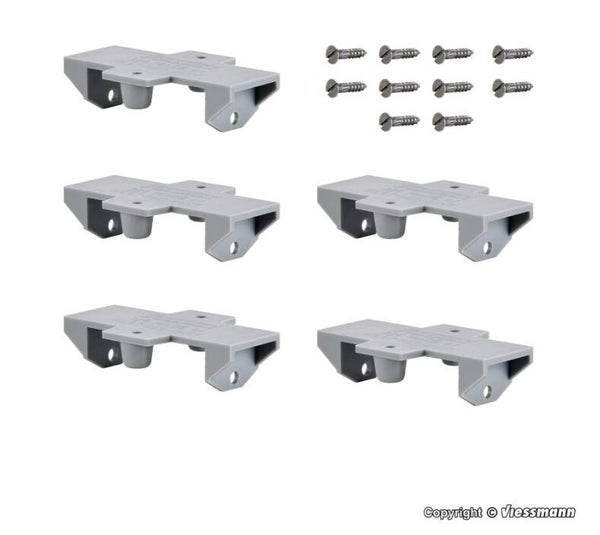 Vollmer 44006 H0 Trägerwippe für Brücken, 5 Stück