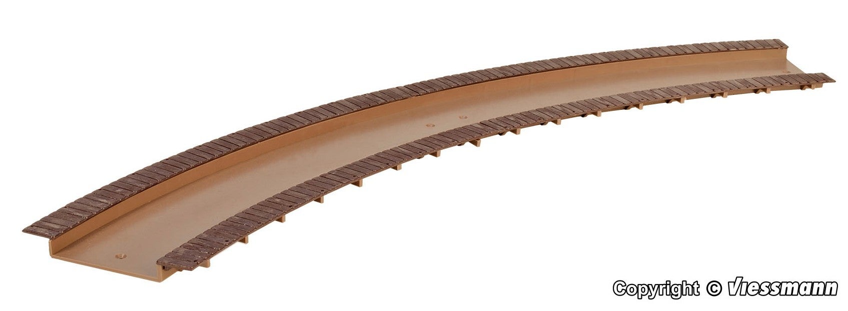 Vollmer 44042 H0 Fahrbahn gebogen, 37,6 cm, 1 Stück