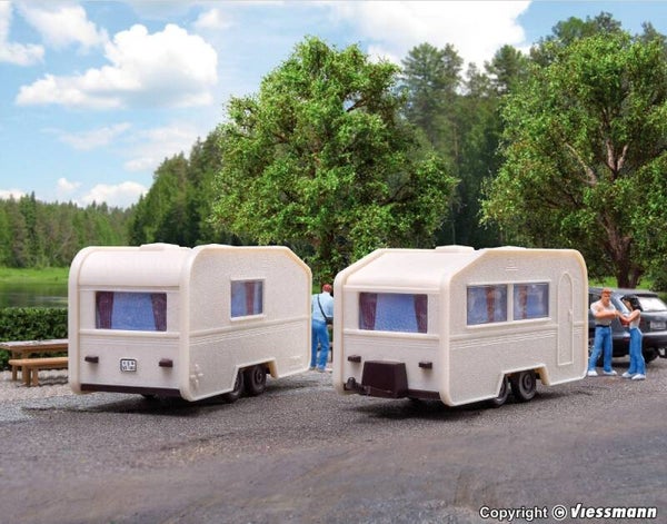Vollmer 45147 H0 Wohnwagen, 2 Stück