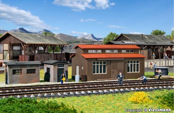 Vollmer 45622 H0 Güterschuppen für Gefahrgut
