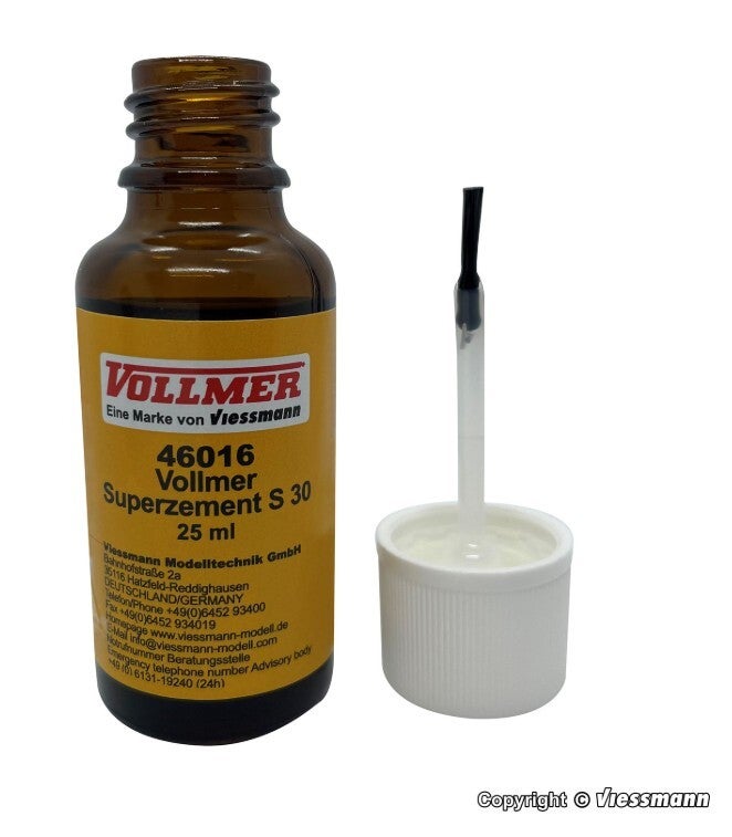 Vollmer 46016 Vollmer Superzement S 30, 25 ml