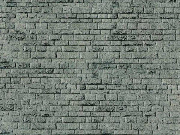 Vollmer 46052 H0 Mauerplatte Porphyr aus Karton, 25 x 12,5 cm, VE 10 Stück