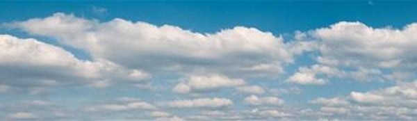 Vollmer 46105 Hintergrundkulisse Wolken, vierteilig, L 266 x B 80 cm