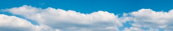 Vollmer 46112 Hintergrundkulisse Wolken, dreiteilig, L 266 x B 48 cm