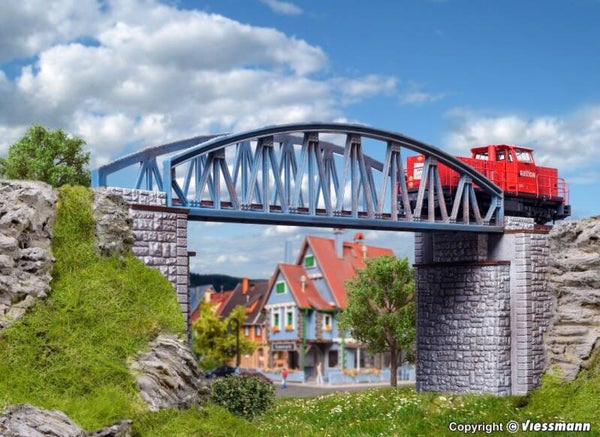 Vollmer 47302 N Stahlbogenbrücke, gerade