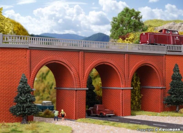 Vollmer 47313 N Backstein-Viadukt