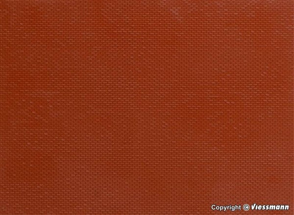 Vollmer 47349 N Dachplatte Klinker aus Kunststoff, 14,9 x 10,9 cm