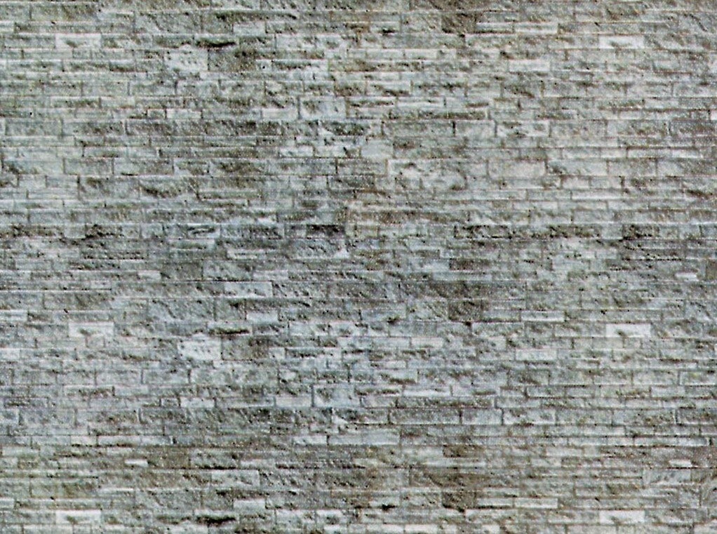 Vollmer 47365 N Mauerplatte Mauerstein aus Karton, 25 x 12,5 cm, VE 10 Stück