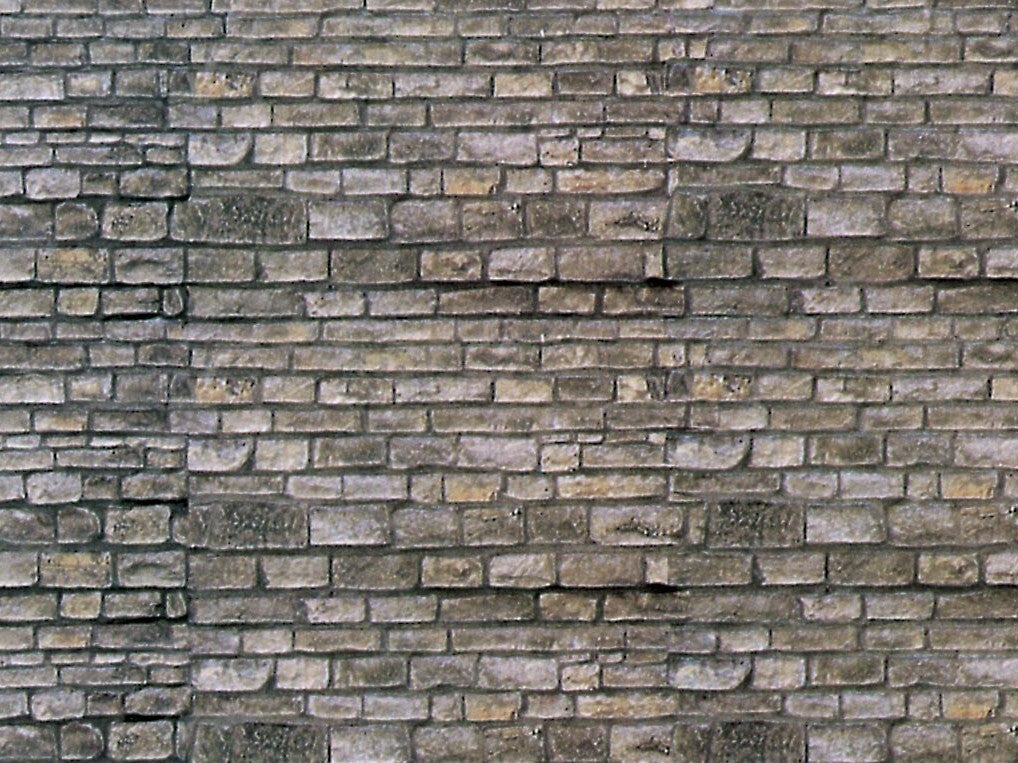 Vollmer 47366 N Mauerplatte Mauerstein aus Karton, 25 x 12,5 cm, VE 10 Stück1