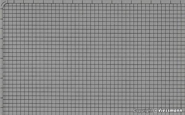 Vollmer 47371 N Gehwegplatte aus Karton, 25 x 12,5 cm, VE 10 Stück