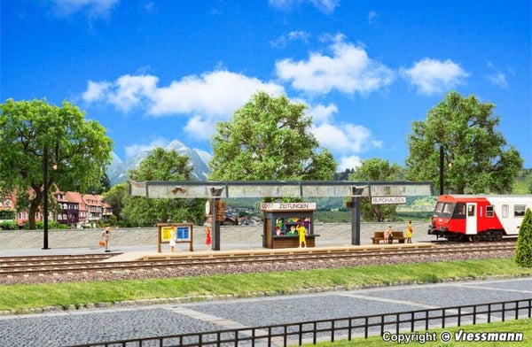 Vollmer 47537 N Bahnsteig, einteilig