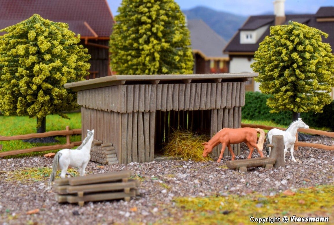 Vollmer 47716 N Viehunterstand mit Weidezaun