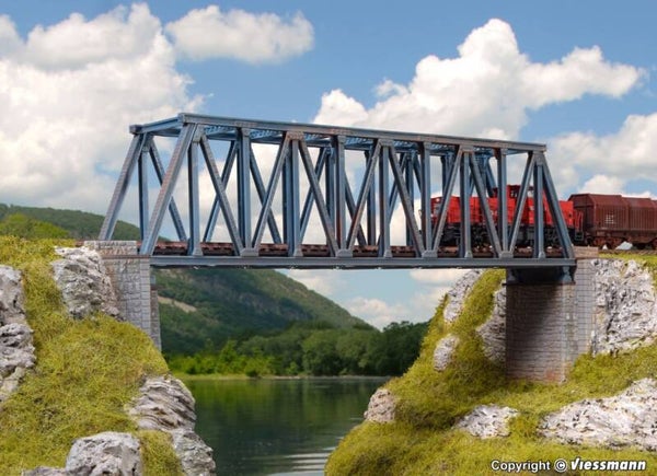 Vollmer 47801 N Stahlkastenbrücke, gerade