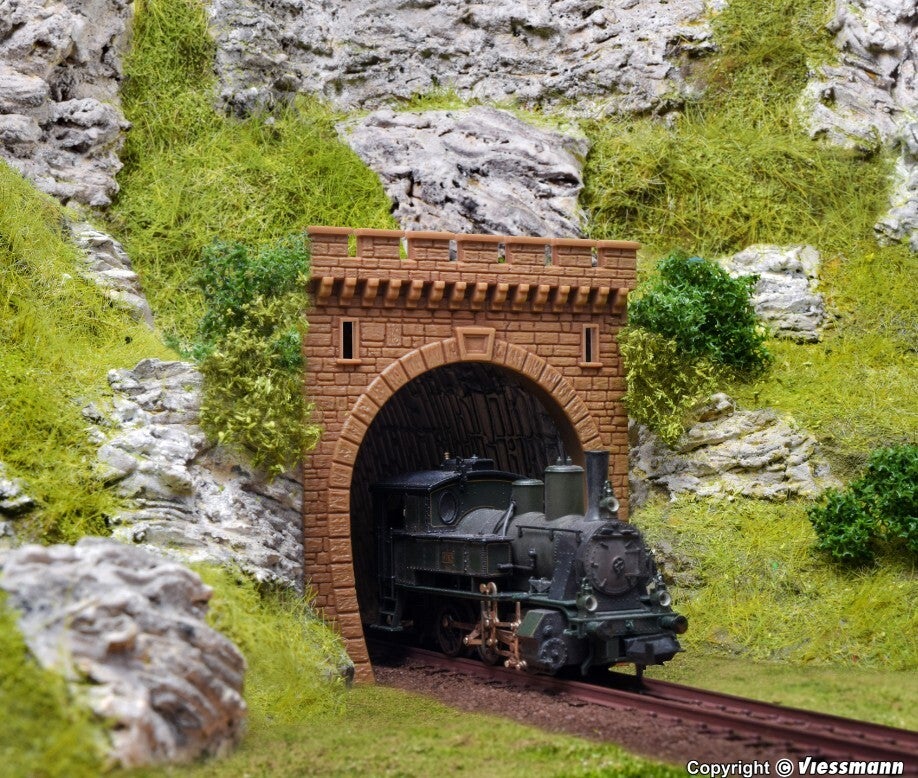 Vollmer 47811 N Tunnelportal, eingleisig, 2 Stück
