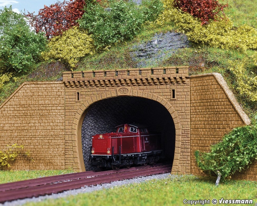 Vollmer 47812 N Tunnelportal, zweigleisig, 2 Stück