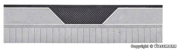 Vollmer 48250 H0 Seitenstreifen mit Parkbucht für 1 PKW aus Steinkunst