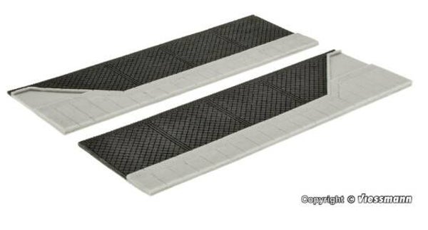 Vollmer 48252 H0 Seitenstreifen mit Parkbucht für 1 Bus aus Steinkunst