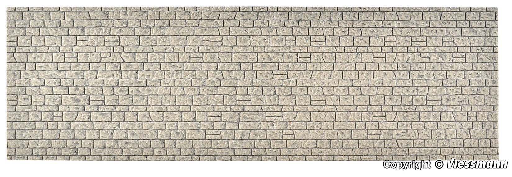 Vollmer 48720 0 Mauerplatte Naturstein aus Steinkunst, L 53 x B 16 cm