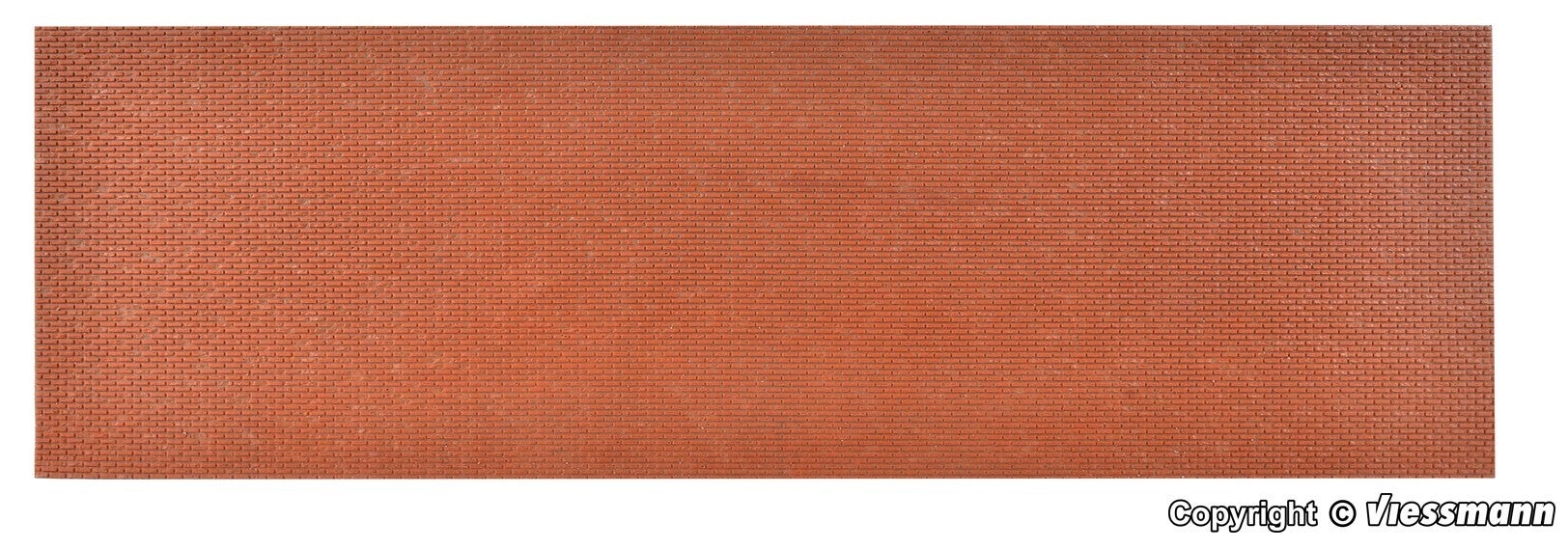 Vollmer 48722 0 Mauerplatte Ziegel aus Steinkunst, gealtert, L 53,5 x B 16 cm