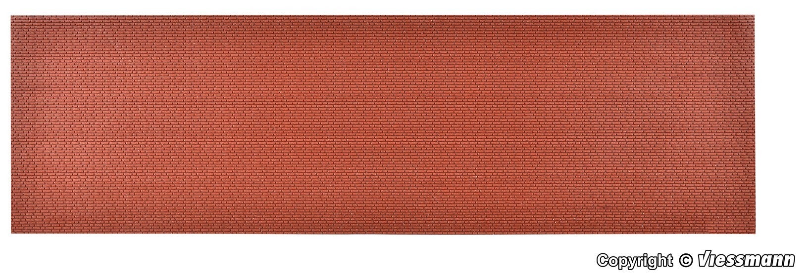 Vollmer 48723 0 Mauerplatte Klinker aus Steinkunst, gealtert, L 53,5 x B 16 cm
