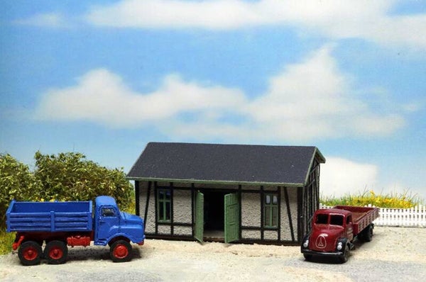 Vollmer 49590 Z Werkstatt mit Putz-/Fachwerkfassade