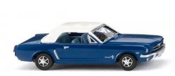 Wiking 020546 1:87 Ford Mustang Cabrio, enzianblau