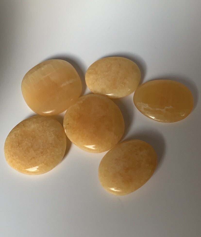 De oranje Calciet - Edelsteen