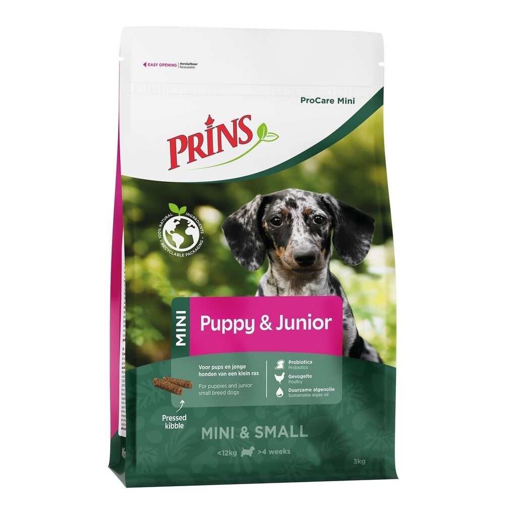 Prins persbrok PC MINI Puppy&Junior 3kg