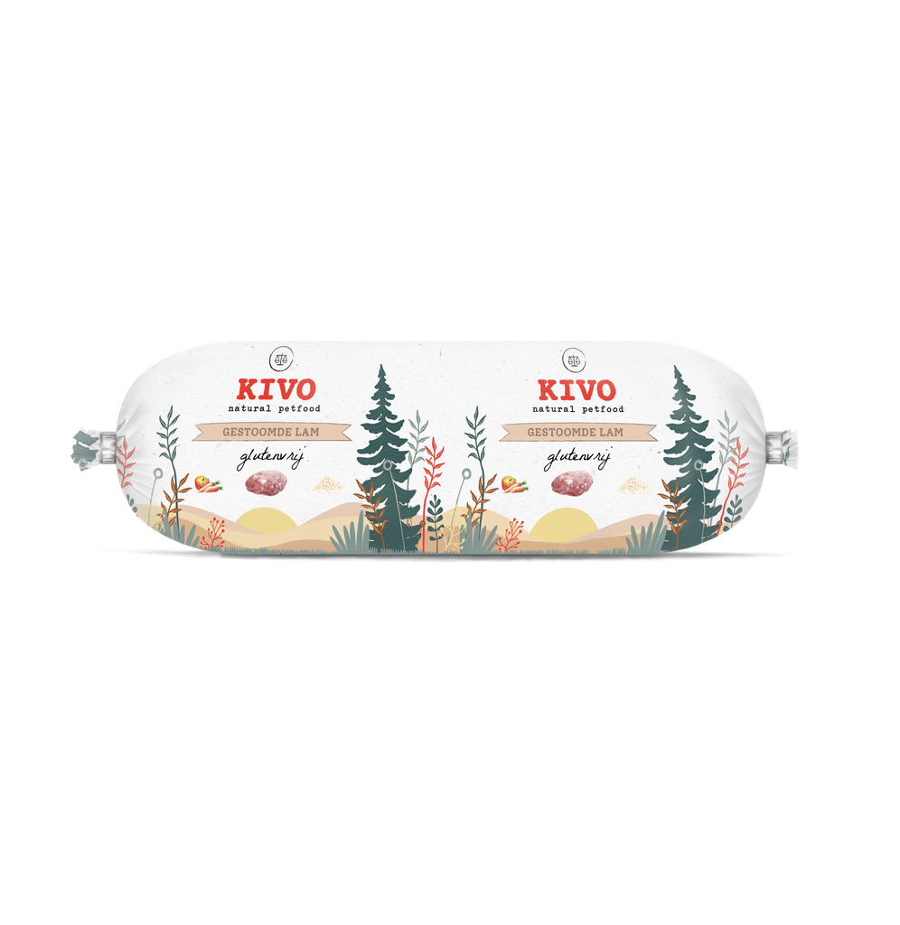 Kivo gestoomde Lam 12 x 600gr