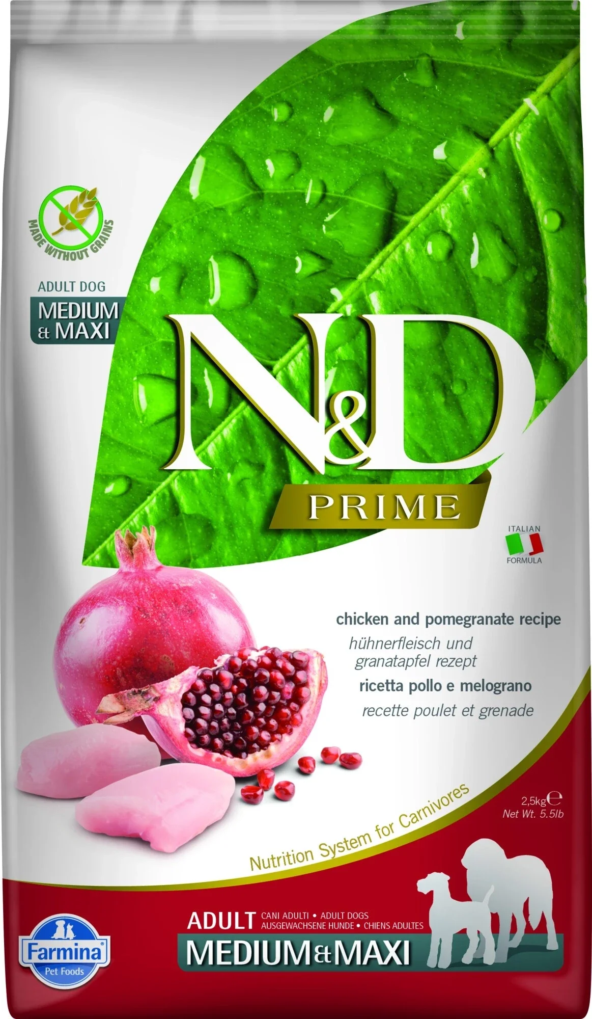 N&D Prime hondenvoeding Kip medium/maxi
