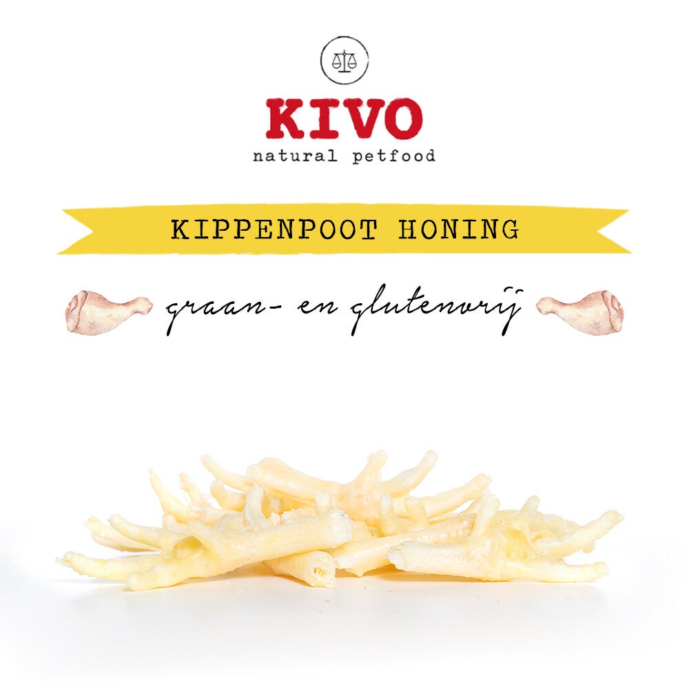 Kivo Kippenpoot Honing 250gr